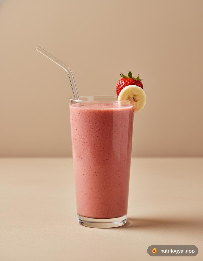 Erdbeer-Bananen-Smoothie