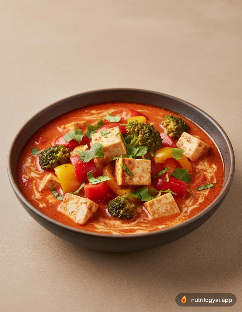 Rotes Tofu-Curry