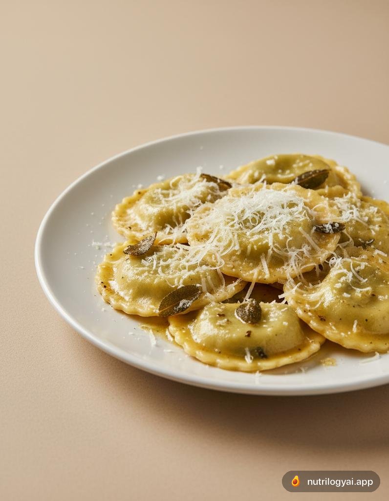 Ravioli mit Spinat