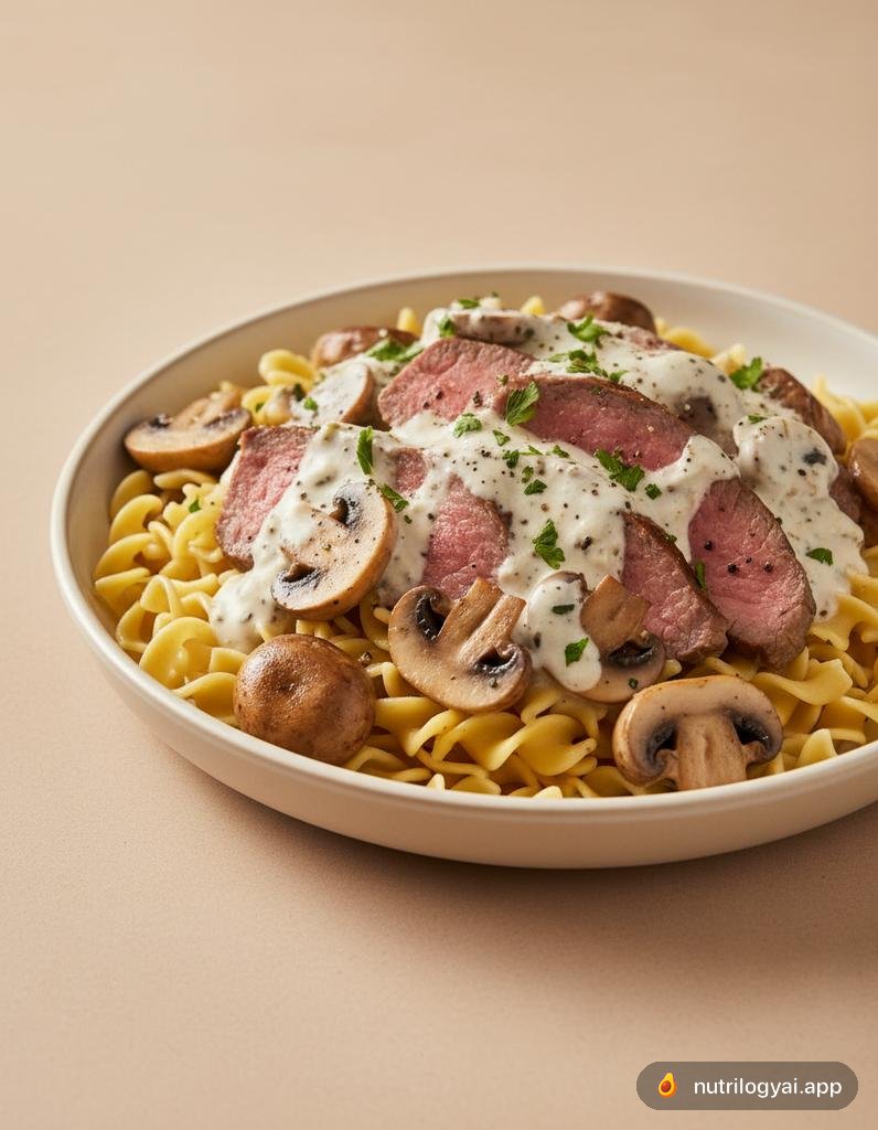 Rindfleisch Stroganoff