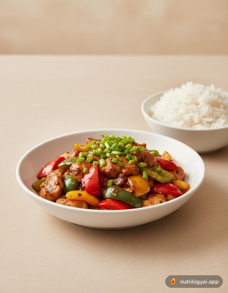 Hähnchen mit schwarzem Pfeffer