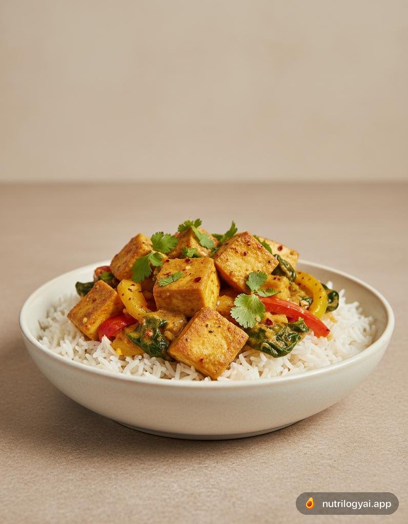 Kokos-Curry-Tofu