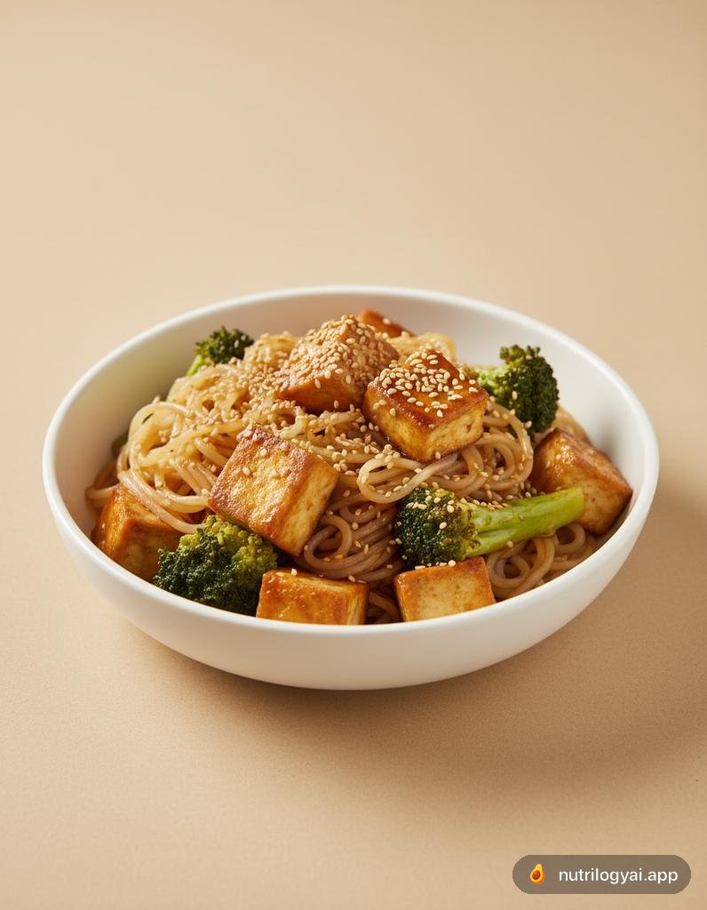 Tofu-Brokkoli-Nudeln