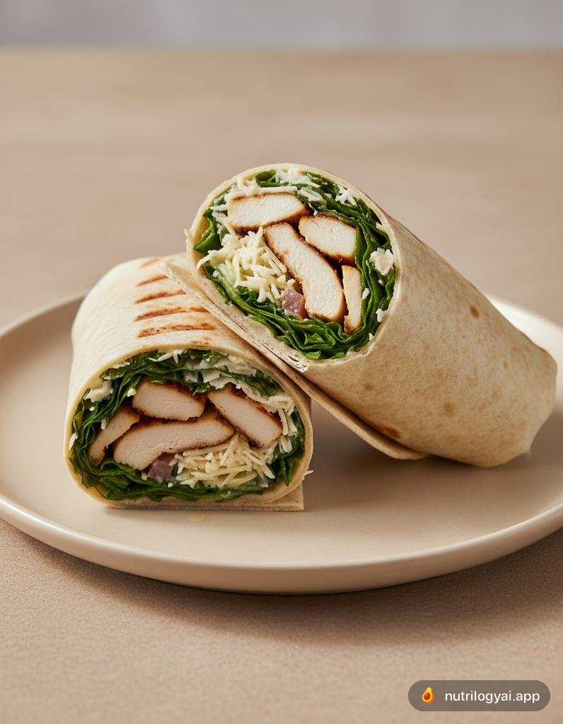 Hähnchen Caesar Wrap