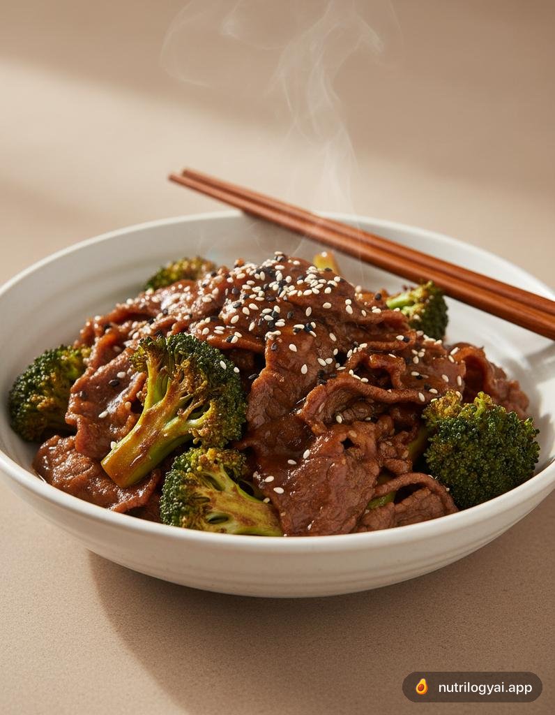 Rindfleisch-Brokkoli-Pfanne