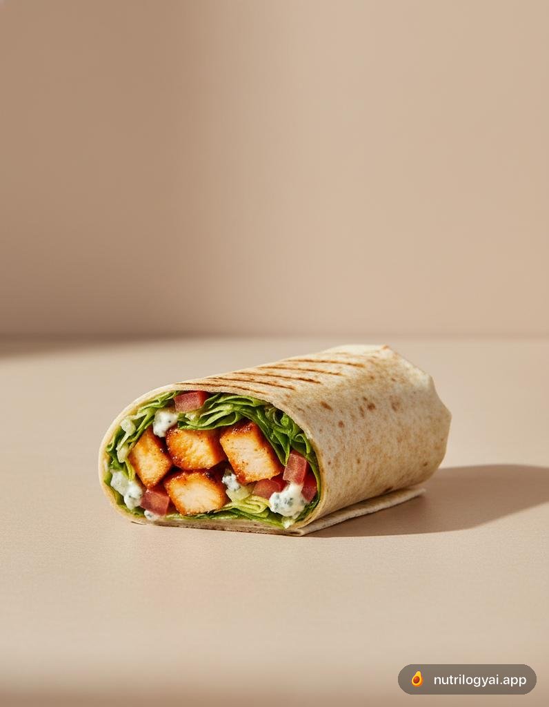 Wrap de frango Buffalo grelhado