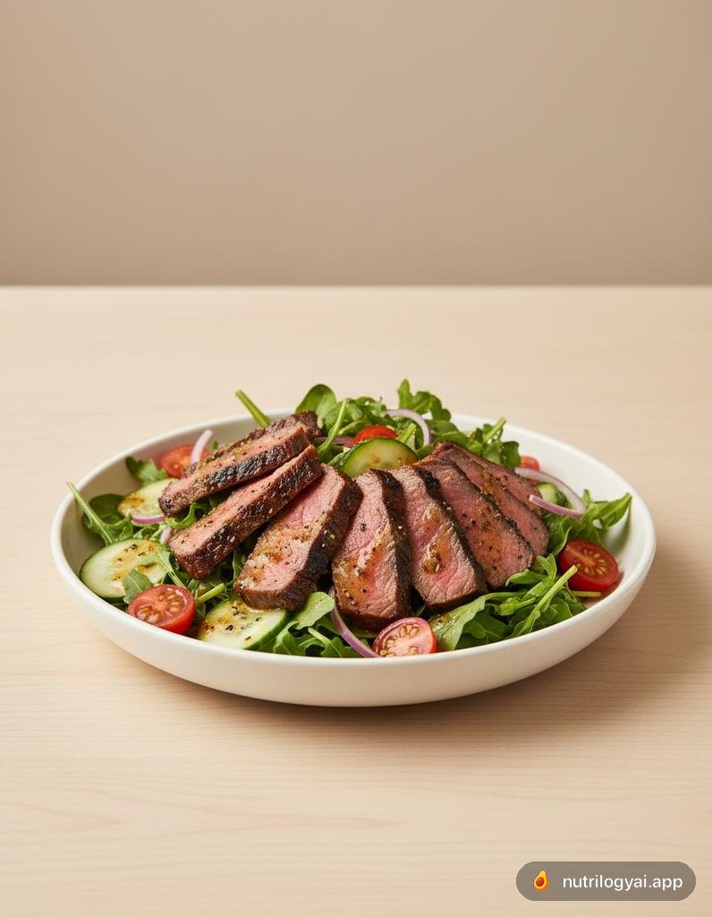 Steak-Salat
