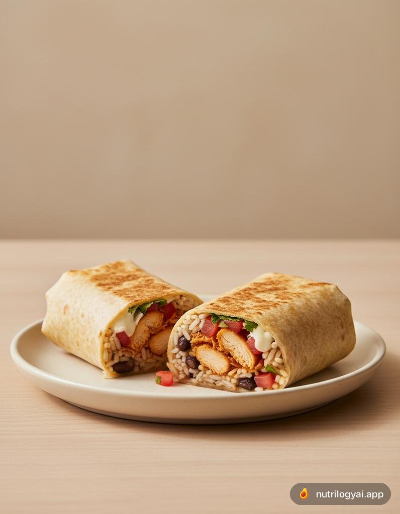 Hähnchen-Burrito