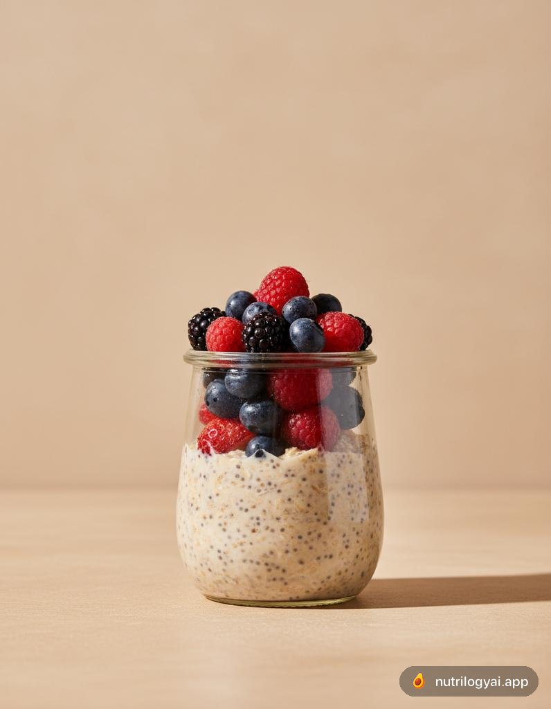Avena remojada