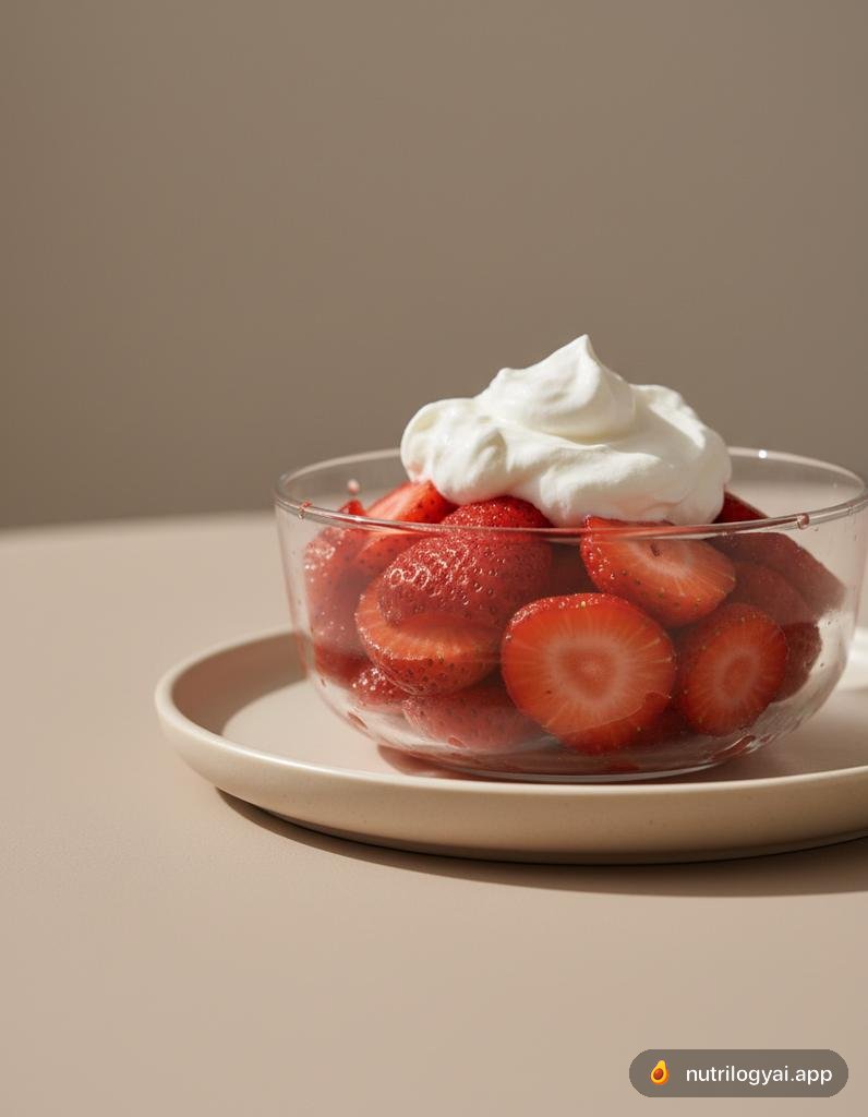 Erdbeeren mit Sahne