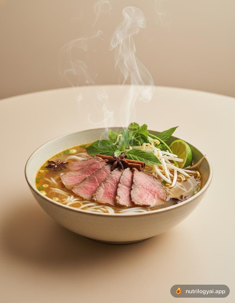 Mageres Rindfleisch Pho