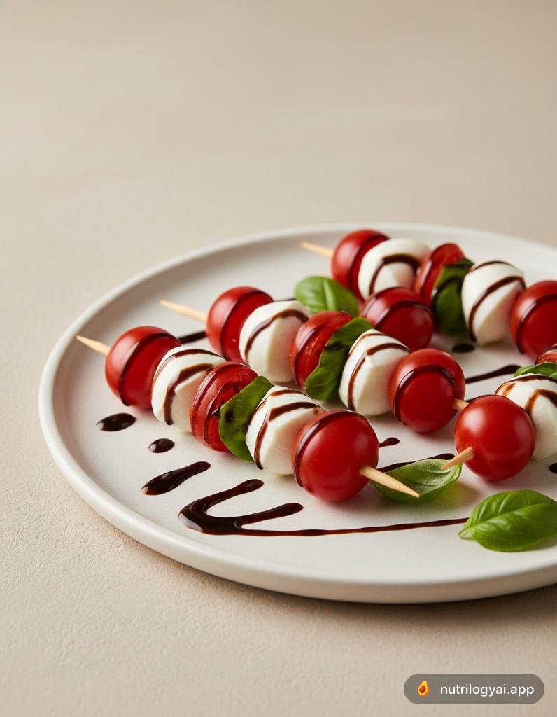Tomato and Mozzarella Skewers