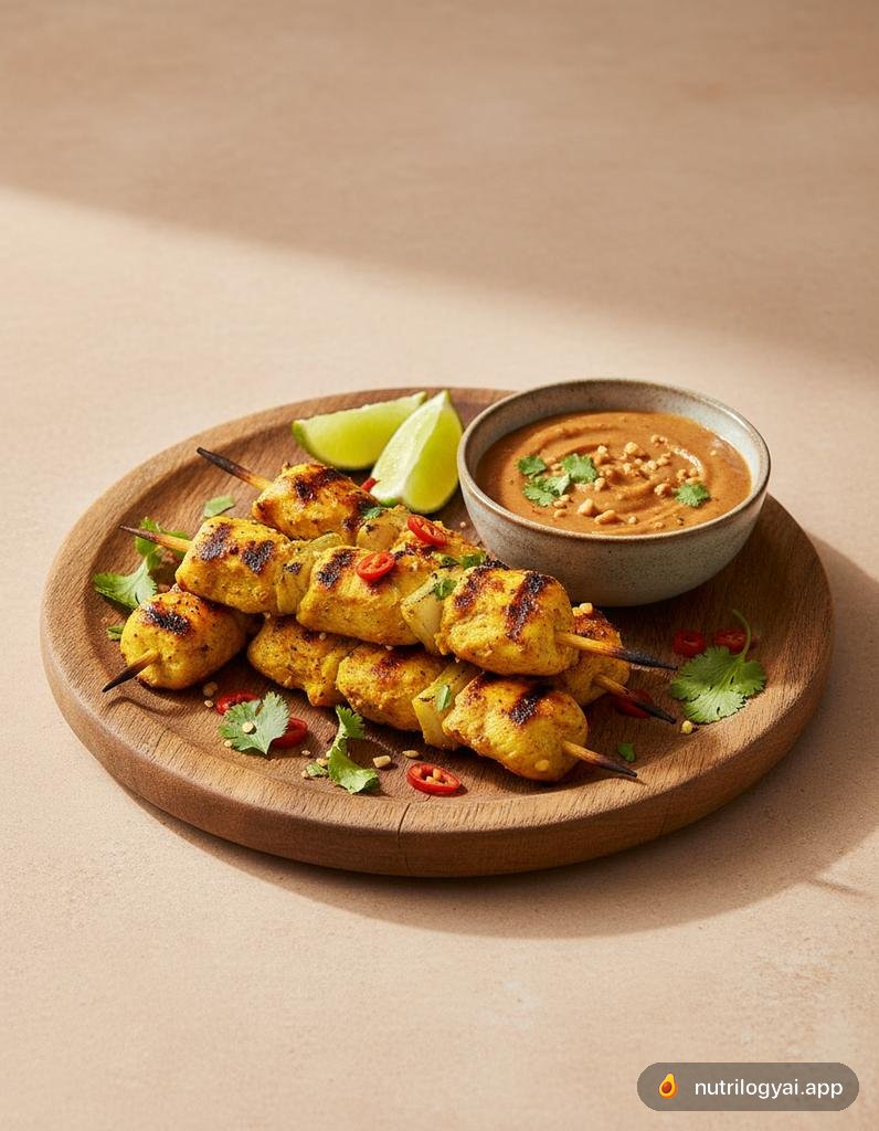Hähnchen-Satay