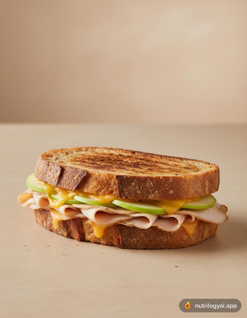 Panini Kalkun Apel Cheddar