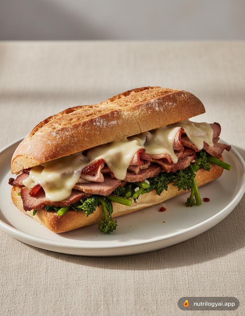 Sandwich mit Schweinebraten